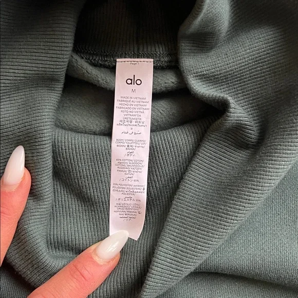 Alo Yoga Hazy Mock Neck Pullover - Picture 6 of 6